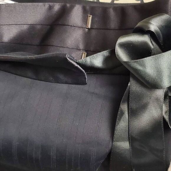 Ann Taylor LOFT 10p Marisa Black Capri Dress Pant - Picture 7 of 8